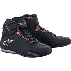 Alpinestars MC-Sko Waterproof Sektor - Svart Grå Rød Flou Herre