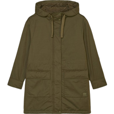 Polyamide Coats Marc O'Polo Relaxed Parka Women's - Slate Green