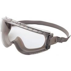 Black Eye Protections Uvex Stealth Safety Goggles Clear HydroShield Anti-Fog/Anti-Scratch Lens Clear/Gray Frame S3960HS