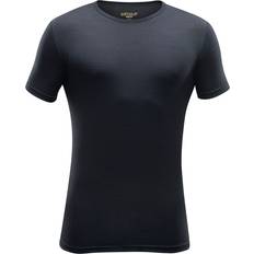 Devold Men T-shirts Devold Breeze Merino Short Sleeve T-shirt - Black/Blue