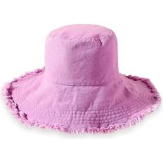 Clothing HZEYN Bucket Hats for Women Wide Brim Summer Travel Packable Cotton Bucket Beach Sun Hat UPF Pink