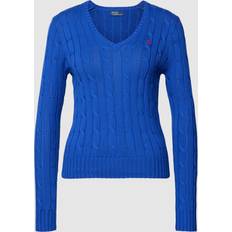 Polo Ralph Lauren Pullover 'KIMBERLY' royalblå neonrød royalblå neonrød
