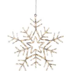 Konstsmide Acrylic Snowflake LED Clear Advent Star 58cm