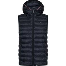 Tøj Tommy Hilfiger LW Padded Global Stripe Vest Kvinde Veste hos Magasin Desert Sky
