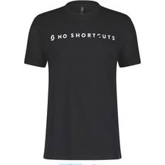 Scott Herre Overdele Scott No Shortcuts T-shirt Large - Sort