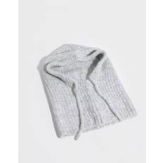 Genanvendt materiale Halstørklæde & Sjal Object Objmilu Knit Balaclava Rep Strikket halstørklæde Aluminium Melange