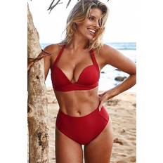 Rojo Bikinis Kĭrmĭzı Yuksek Bel Bikini - Rojo