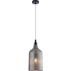 Lindby Taklampor Lindby Drakar Taklampa Ø19,5 Smoked Grey Pendellampa