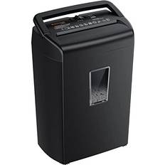 Bonsaii 10-Sheet Home Shredder, Cross Cut Paper Shredder, Shred Credit Card/Staples/Clips, Small Office Shredder Machine with 21L Wastebaske