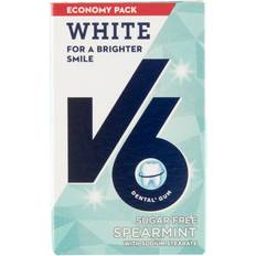 Sukkerfritt Tyggegummi V6 White Spearmint 72g 50st 1pakk