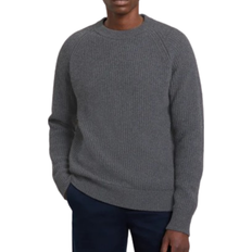 ASKET The Heavy Wool Sweater - Charcoal Melange