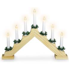 Arch Window with 7 LED White/Natural