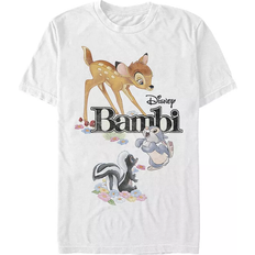 Fifth Sun Men's Bambi Movie Logo T-shirt - White