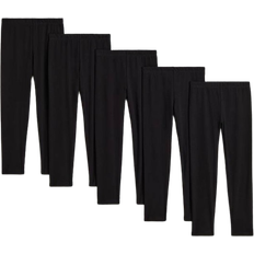 H&M Kid's Jersey Leggings 5-pack - Black