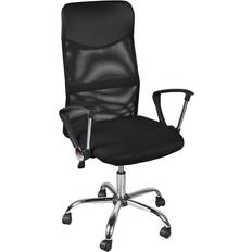 Armstöd - Metall Kontorsstolar Iso Trade Desk Mesh Net Design Black Kontorsstol 121cm