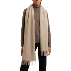 The Oversized Cashmere Wool Scarf - Beige