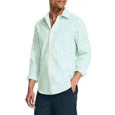 Nautica Striped Oxford Shirt - Dark Dill