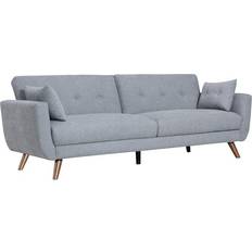 Dunelm Bobby Grey Sofa 218cm 3 Seater