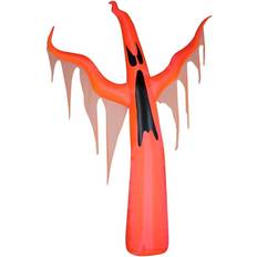 Orange Inflatable Decorations Gemmy Inflatable Decorations Draped Ghost Orange Neon