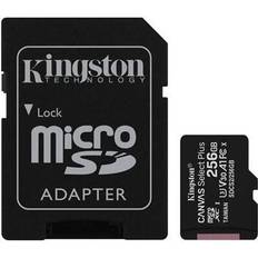 256 GB - microSDXC Memory Cards Kingston Canvas Select Plus microSDXC Class 10 UHS-I U3 V30 A1 100/85MB/s 256GB +Adapter