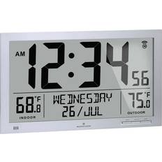 Marathon CLOCK SLIM ATOMIC FULL CALENDAR