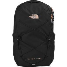 Black Bags The North Face Jester Luxe Backpack - TNF Black Heather/Burnt Coral Metallic