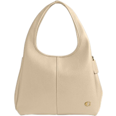 Coach Lana Shoulder Bag - Polished Pebble Leather/Brass/Ivory