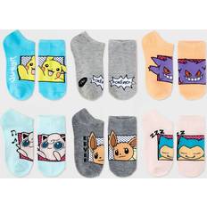 Pokemon Children's Clothing Girls' Pokemon & Friends 6pk No Show Socks Blue