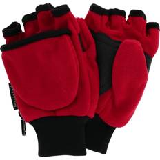 CTM Kids' and Teens' Fleece Convertible Fingerless Winter Mitten