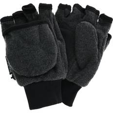 CTM Kids' and Teens' Fleece Convertible Fingerless Winter Mitten