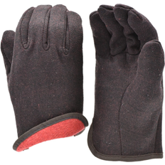 Brown Work Gloves Brown Jersey Work Gloves w/ Fleece Lining, pairs Brown