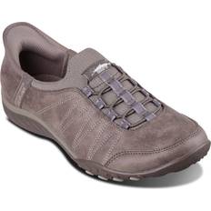 Skechers Beige Shoes Skechers Women's Slip-Ins Breathe Easy Home-Body Slip-On Walking from Finish Line Dark Taupe