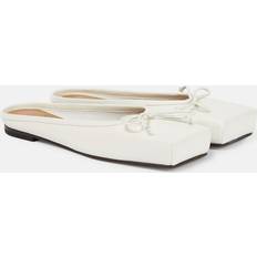 Dame - Nike Dunk Lave sko Jacquemus Flat Leather Mules - Off-White