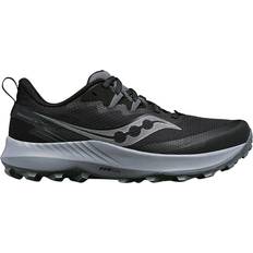 Shoes Saucony Peregrine Black/Carbon Men's Shoes Black