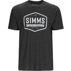 Simms Fly Patch T-Shirt - Charcoal Heather