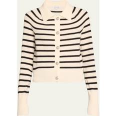 Stripes Cardigans Veronica Beard Cheshire Cashmere Cardigan Sweater