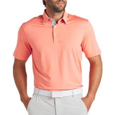 Puma 3XL Tops Puma Men's MATTR Brigade Golf Polo, Medium, Melon Punch/Ash Gray