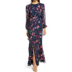 Eliza J Womens Floral Print Maxi Evening Dress