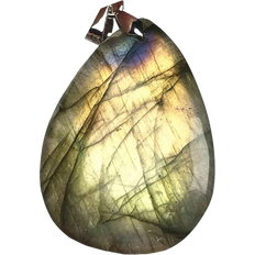 Crystal Charms & Pendants DUOVEKT Natural Yellow Labradorite Pendant - Multicolour