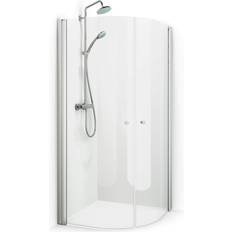 80x90cm - Rundade Duschhörnor Macro Design Spirit Rund (DHSC809KLL) 800x900x1970mm