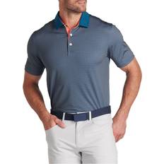 Puma Clothing Puma Men's MATTR Circular Golf Polo, Medium, Ocean Tropic/Melon Punch