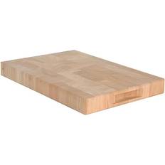 T & G Hevea End Grain Chopping Board 38cm