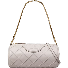 Tory Burch Fleming Soft Barrel Bag - Bay Grey