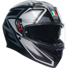 AGV K3 Compound Helm, schwarz-grau, Größe