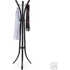 Nero Appendiabiti Relaxdays Garment Stand Black Appendiabiti 55x175cm