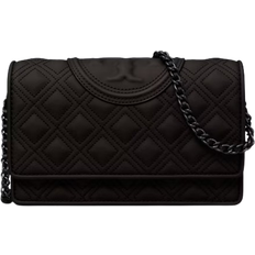 Wallets & Key Holders Tory Burch Fleming Matte Chain Wallet - Black