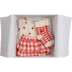 Bobo Choses Kinderbekleidung Bobo Choses Tomato og Vichy Accessories Gaveæske Offwhite-12 mdr