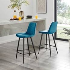 Pesaro Velvet Upholstered Breakfast Bar
