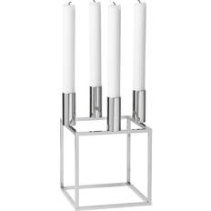 Audo Copenhagen Kubus Nickel Värmeljuslykta 20cm