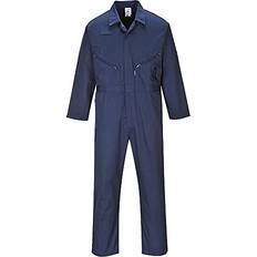 Overalls Portwest Polycotton Zip Coverall Navy (Regular) C813NARL